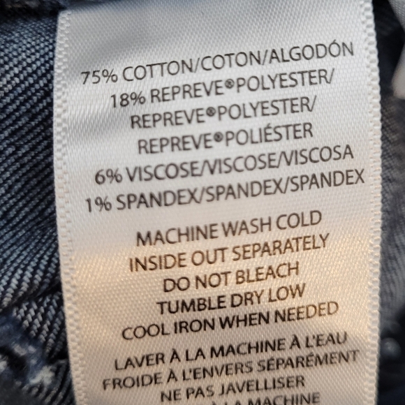 Calvin Klein Womens High Rise Skinny Jean Dark Indigo Blue - Size 6 / 28 - Picture 11 of 12